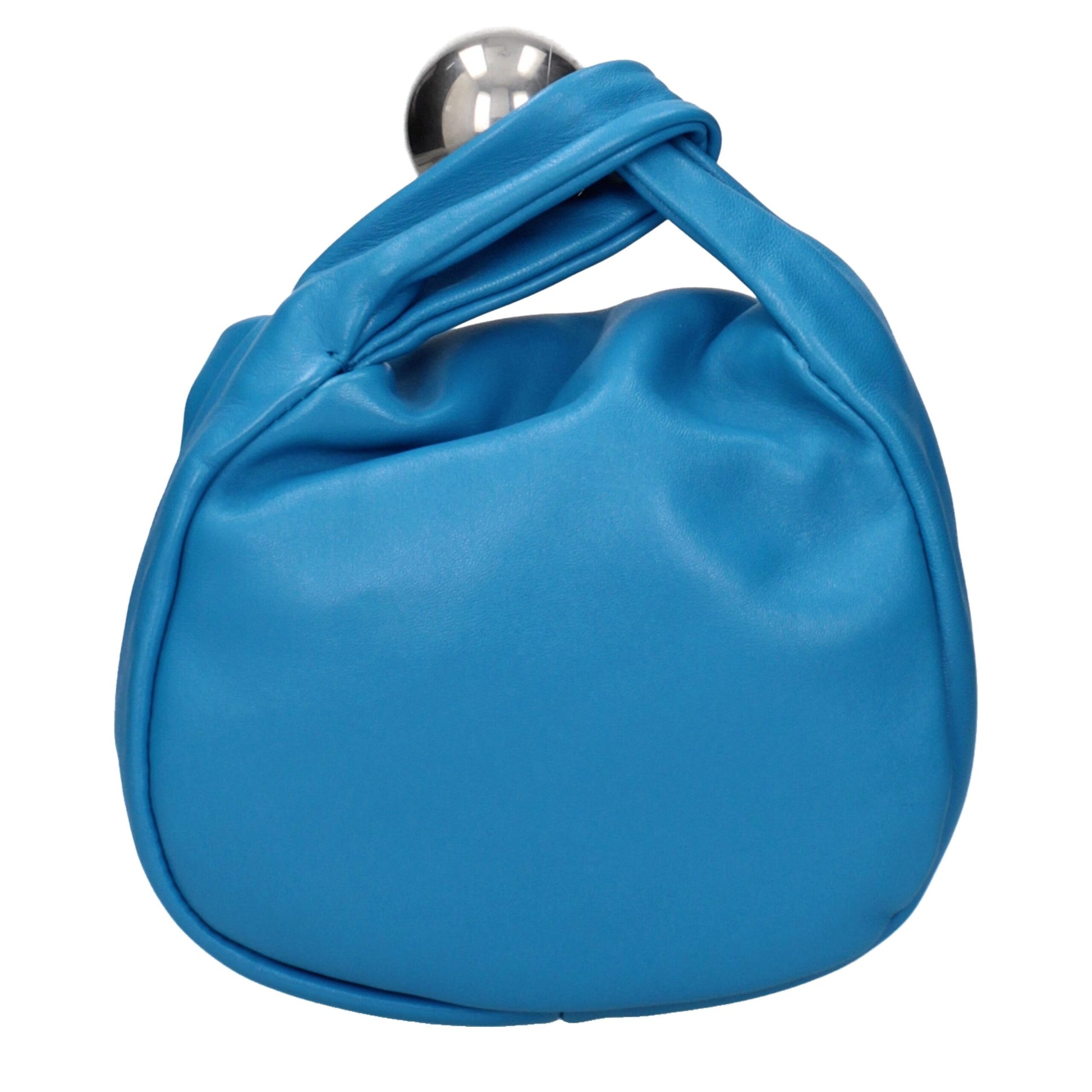 Jil Sander handtas in blauw leer Jil Sander