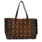 Valentino Garavani schoudertas van bruin suèdeleer Valentino Garavani