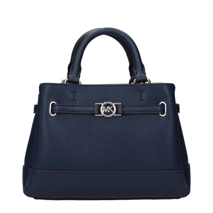 Michael Kors blauwe leren handtas Michael Kors