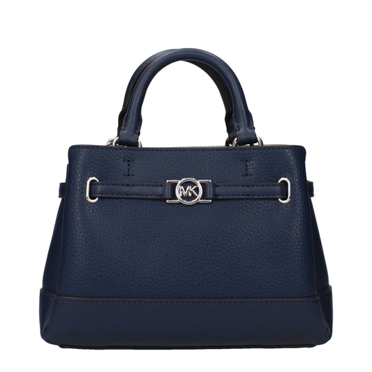 Michael Kors blauwe leren handtas Michael Kors