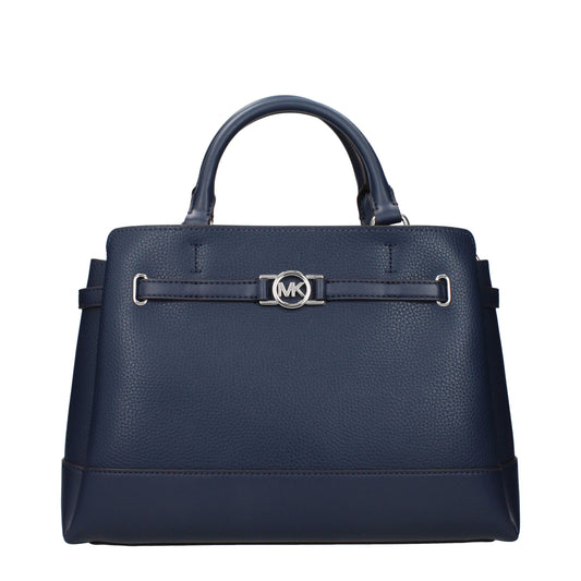 Michael Kors blauwe leren handtas Michael Kors