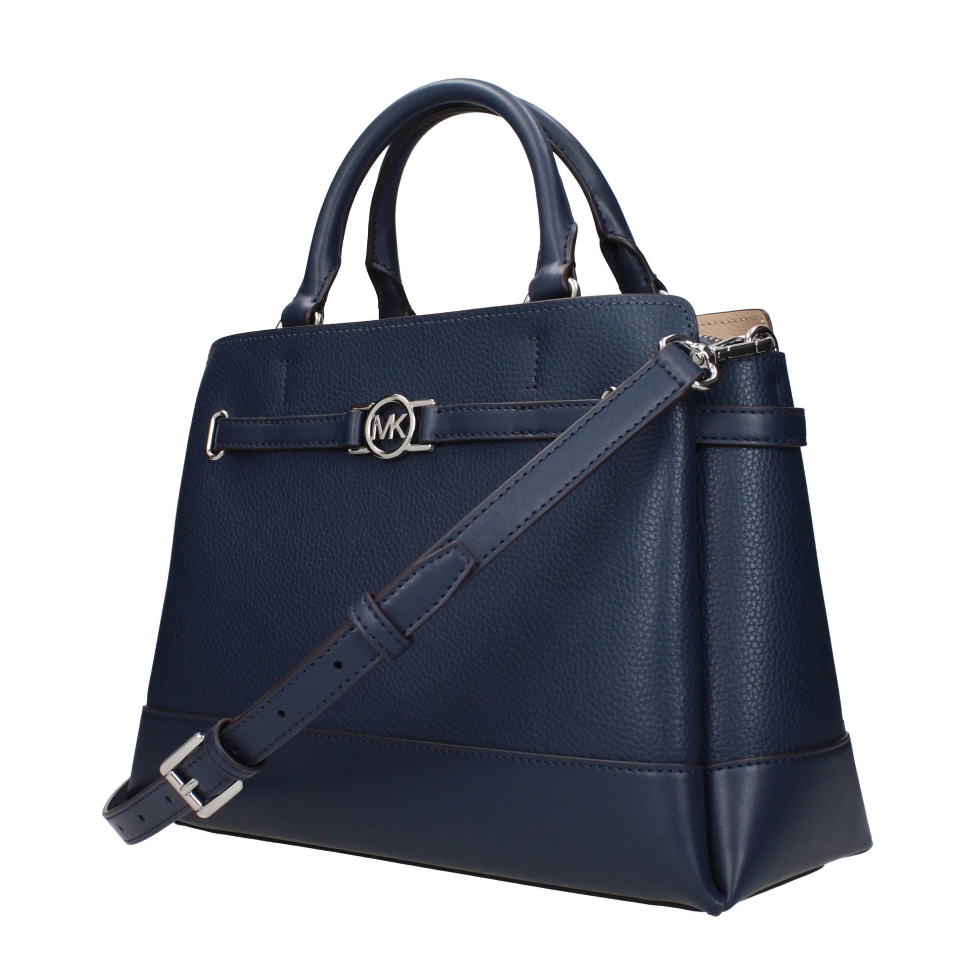 Michael Kors blauwe leren handtas Michael Kors