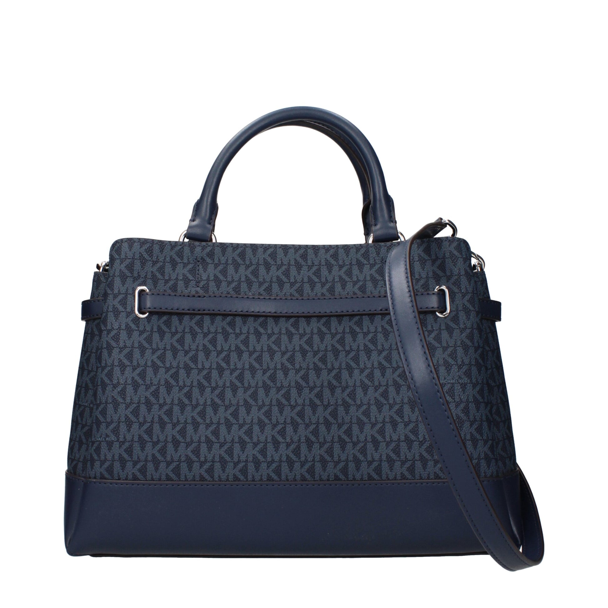 Michael Kors blauwe stoffen handtas Michael Kors
