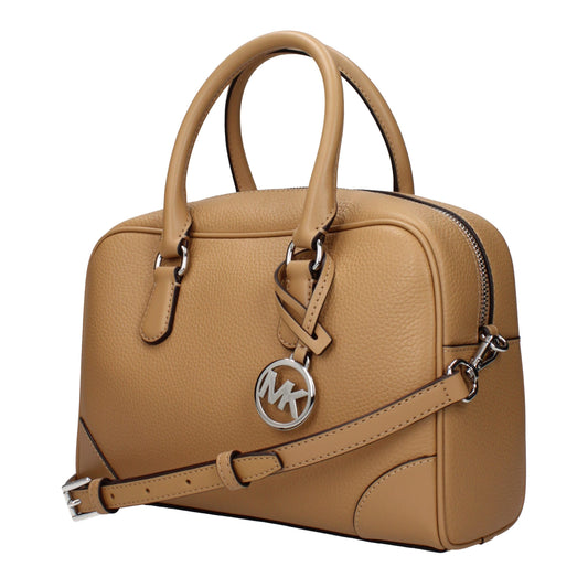 Michael Kors bruine leren handtas Michael Kors
