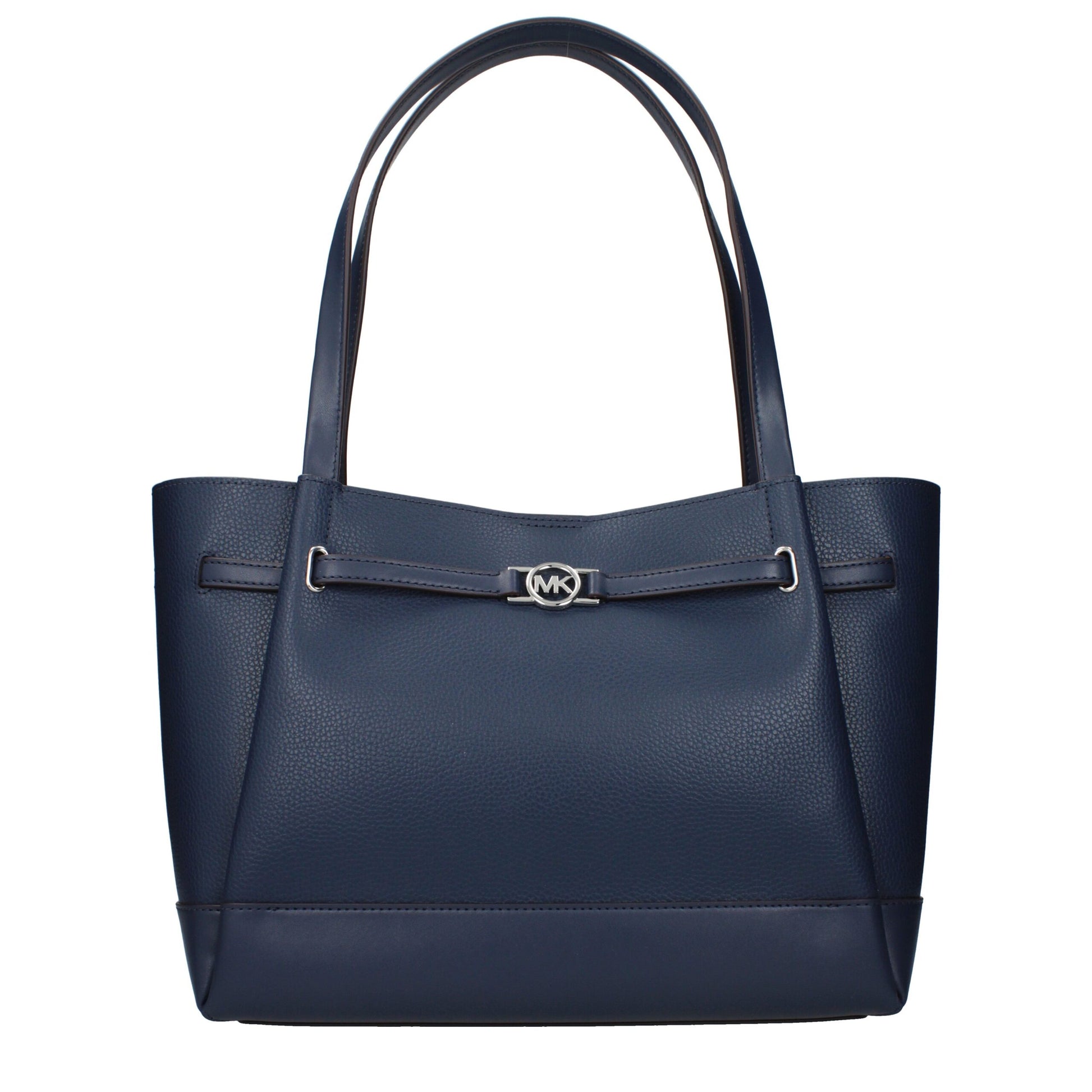 Michael Kors blauwe leren schoudertas Michael Kors