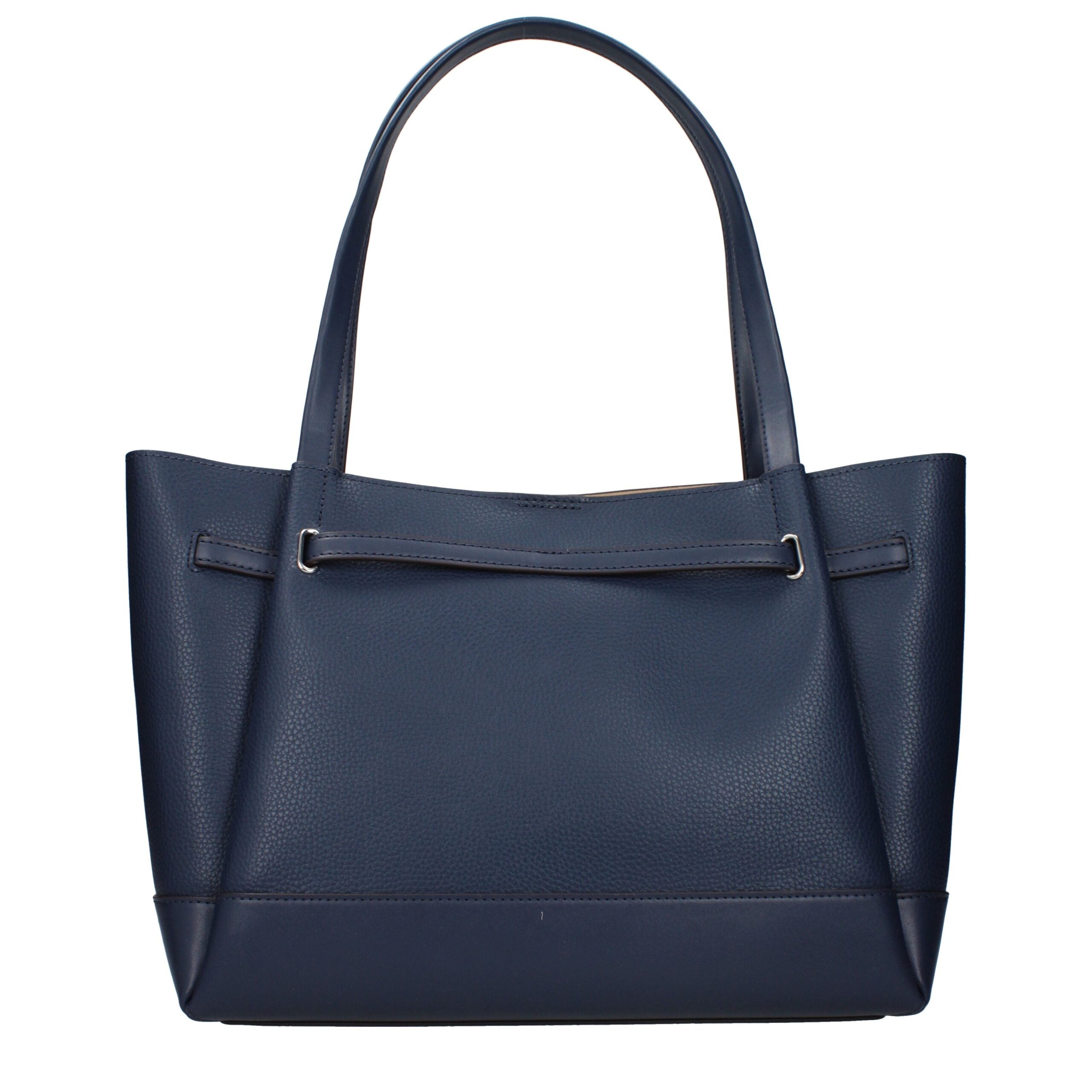 Michael Kors blue leather shoulder bag