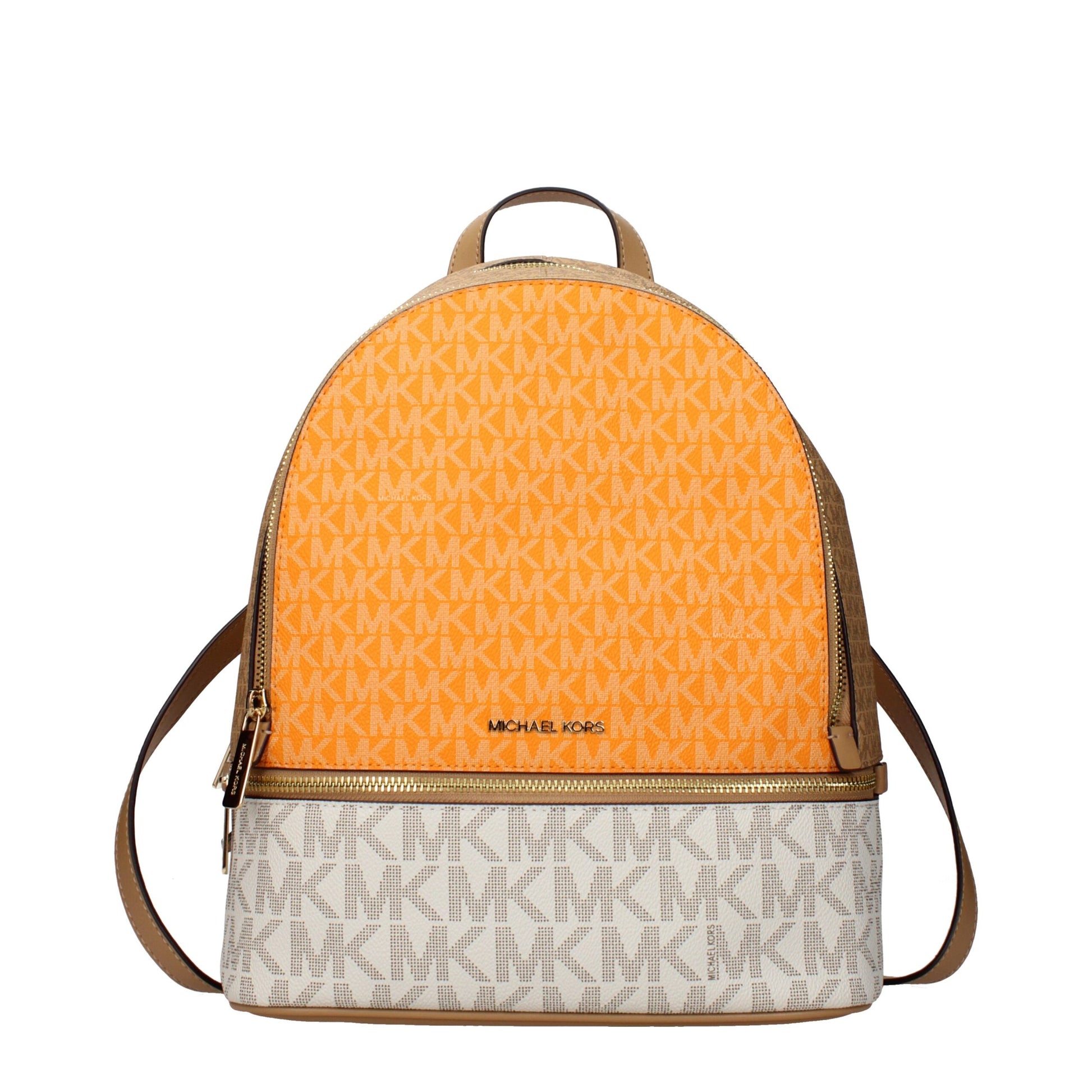Michael Kors beige stoffen rugzak Michael Kors