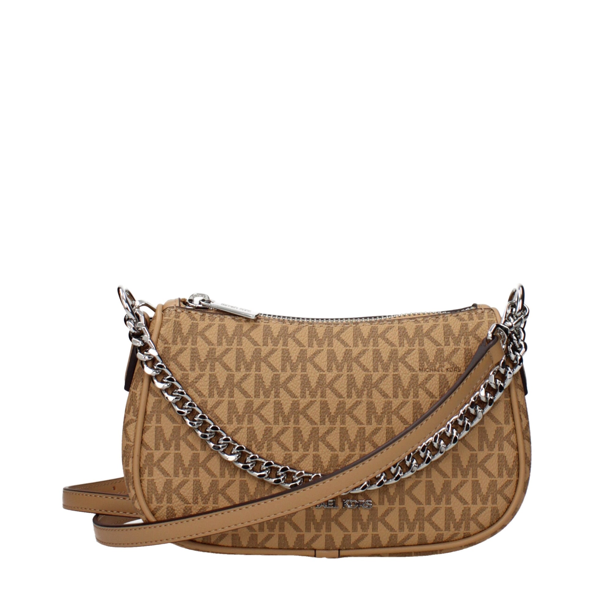 Michael Kors bruine stoffen handtas Michael Kors