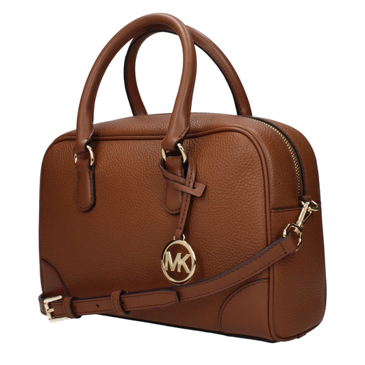 Michael Kors bruine leren handtas Michael Kors