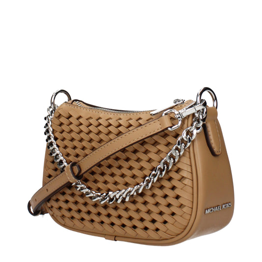 Michael Kors bruine leren handtas Michael Kors
