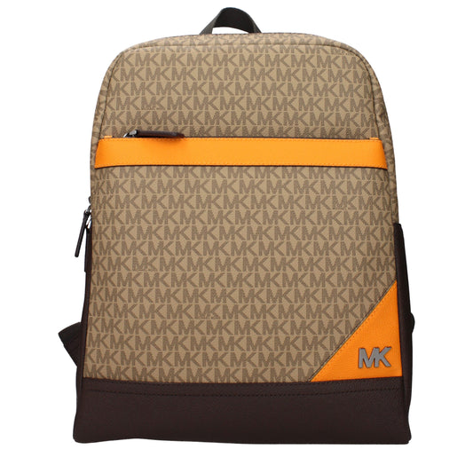 Michael Kors bruine stoffen rugzak Michael Kors