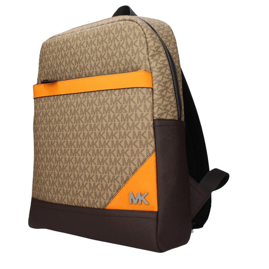 Michael Kors bruine stoffen rugzak Michael Kors