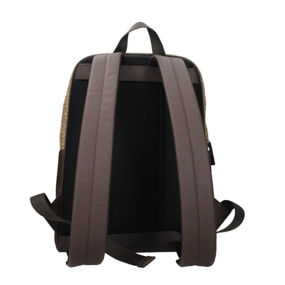 Michael Kors bruine stoffen rugzak Michael Kors