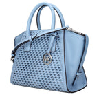 Michael Kors Light Blue Leather Handbags - MARANOS