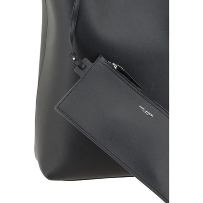 Saint Laurent leren tote bag met pouch - MARANOS
