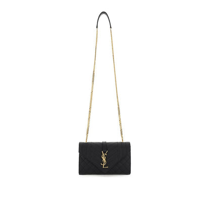 Saint Laurent zwarte leren schoudertas - MARANOS