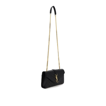 Saint Laurent zwarte leren schoudertas - MARANOS