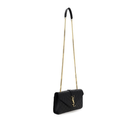 Saint Laurent zwarte leren schoudertas - MARANOS