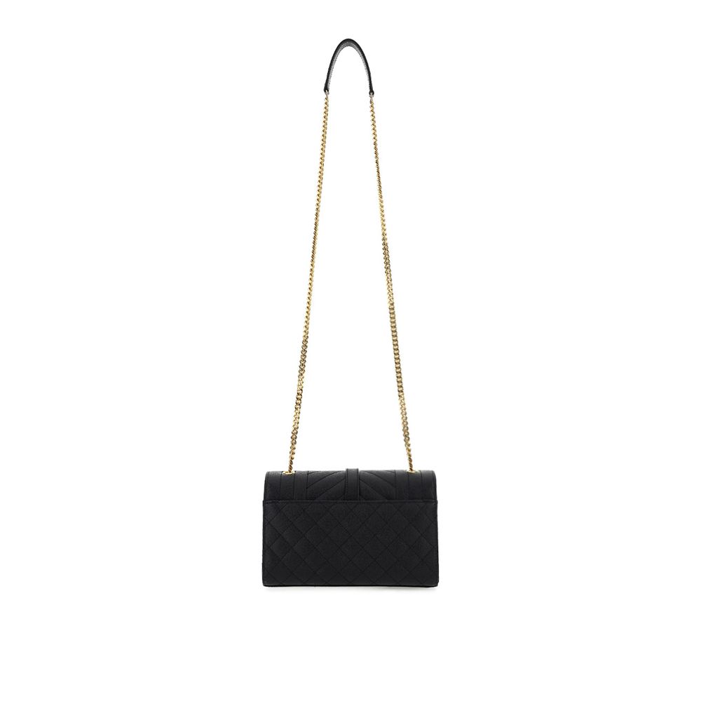 Saint Laurent zwarte leren schoudertas - MARANOS