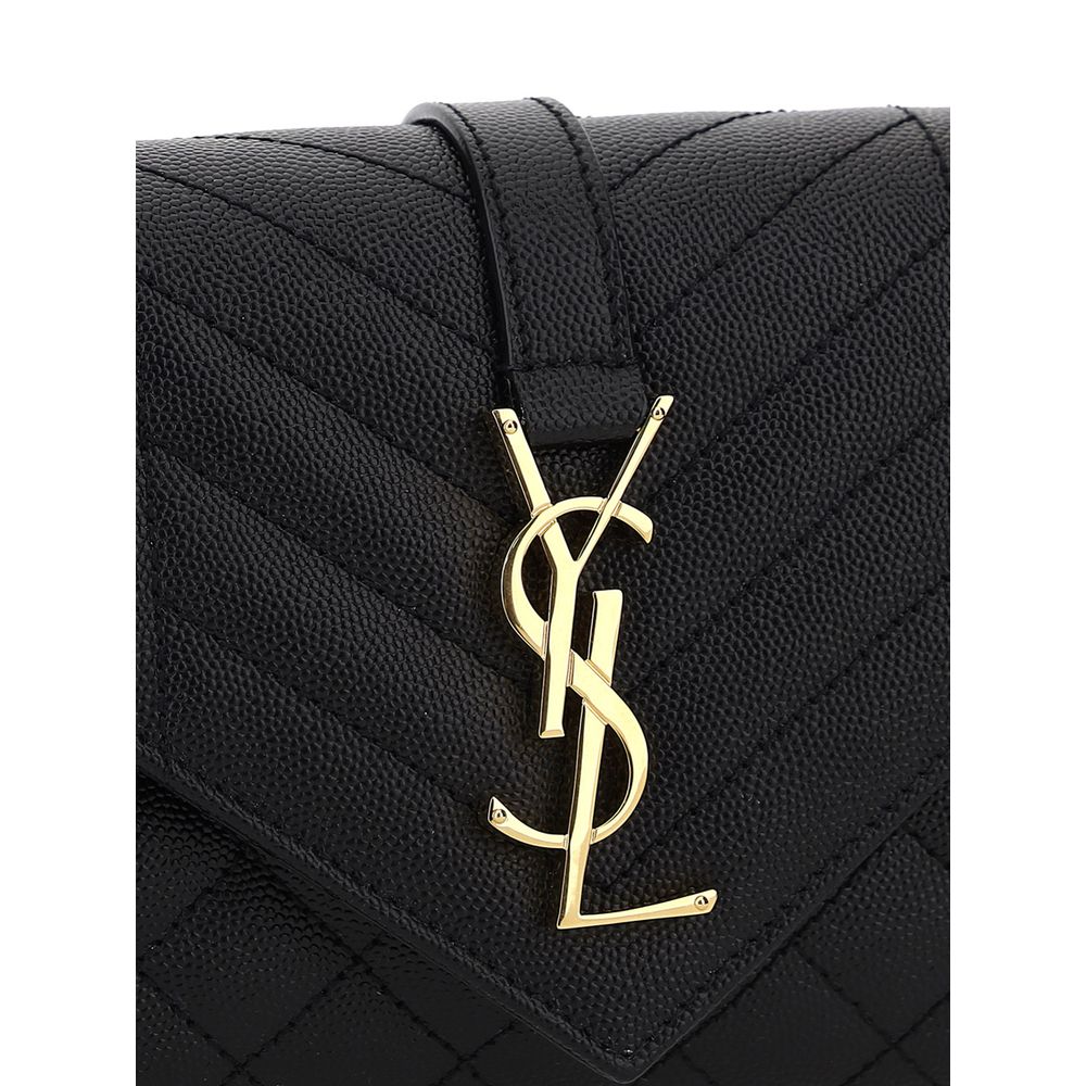 Saint Laurent zwarte leren schoudertas - MARANOS