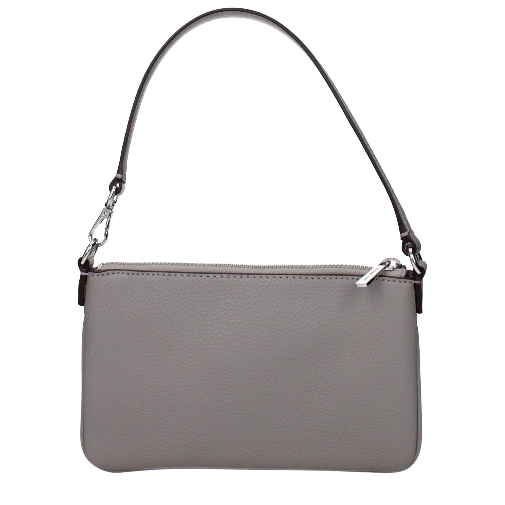 Michael Kors grijze leren handtas Michael Kors