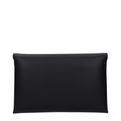 Michael Kors zwarte leren clutch Michael Kors