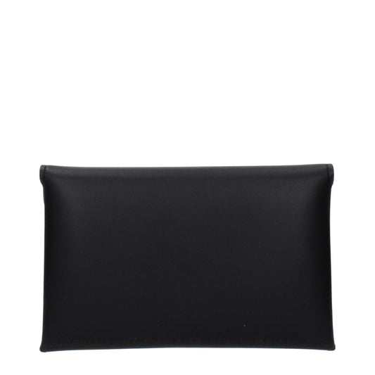 Michael Kors zwarte leren clutch Michael Kors