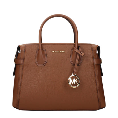 Michael Kors bruine leren handtas Michael Kors