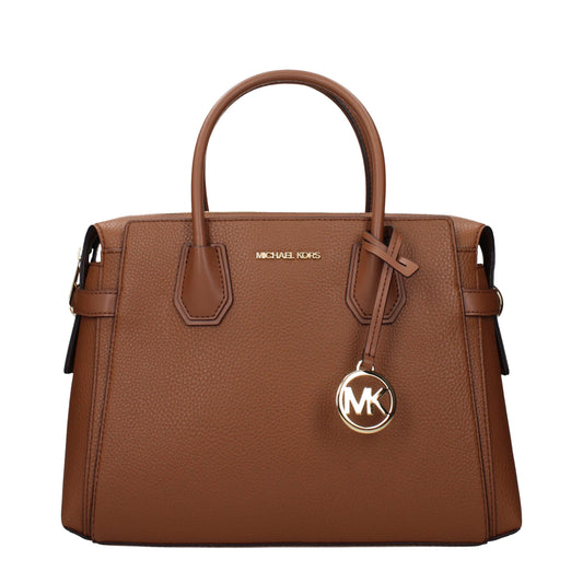 Michael Kors bruine leren handtas Michael Kors