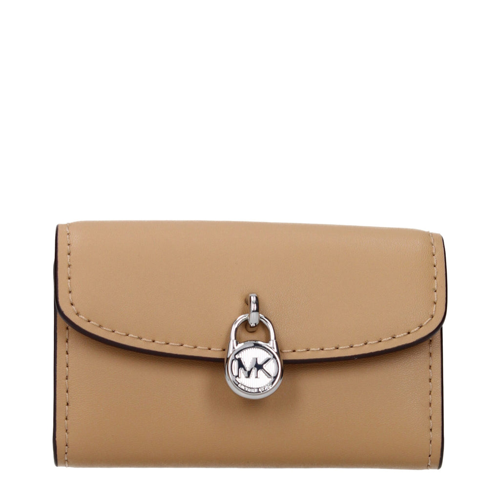 Michael Kors portemonnee in bruin leer Michael Kors
