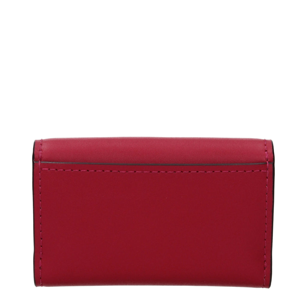 Michael Kors portemonnee in rood leer Michael Kors