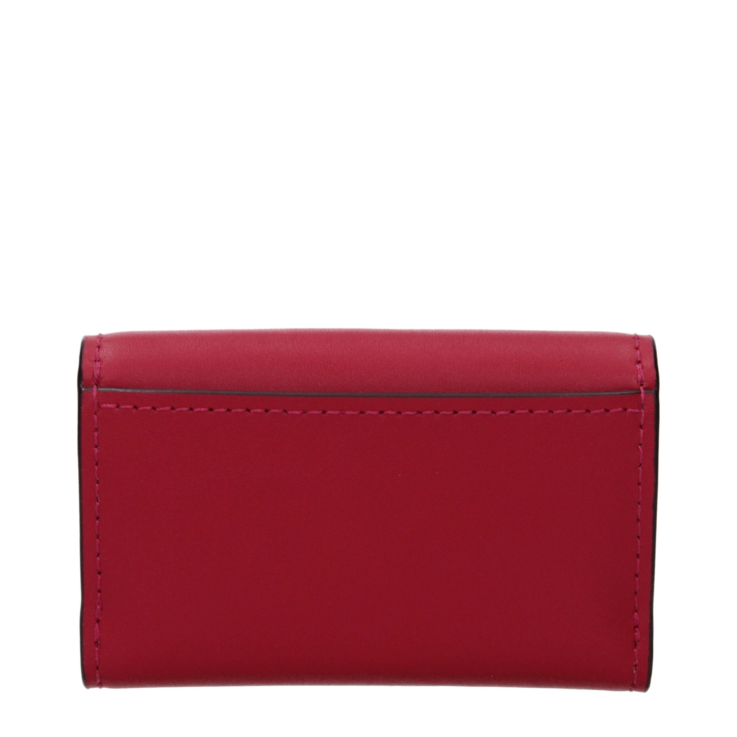 Michael Kors portemonnee in rood leer Michael Kors