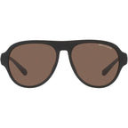 Armani Exchange zonnebril van bruin acetaat