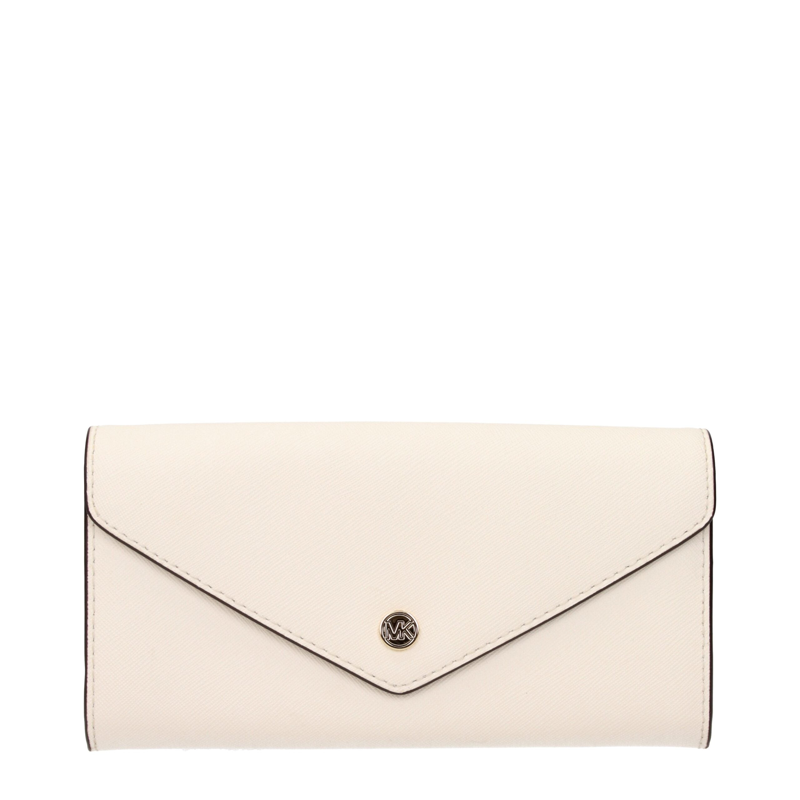 Michael Kors portemonnee in beige leer Michael Kors