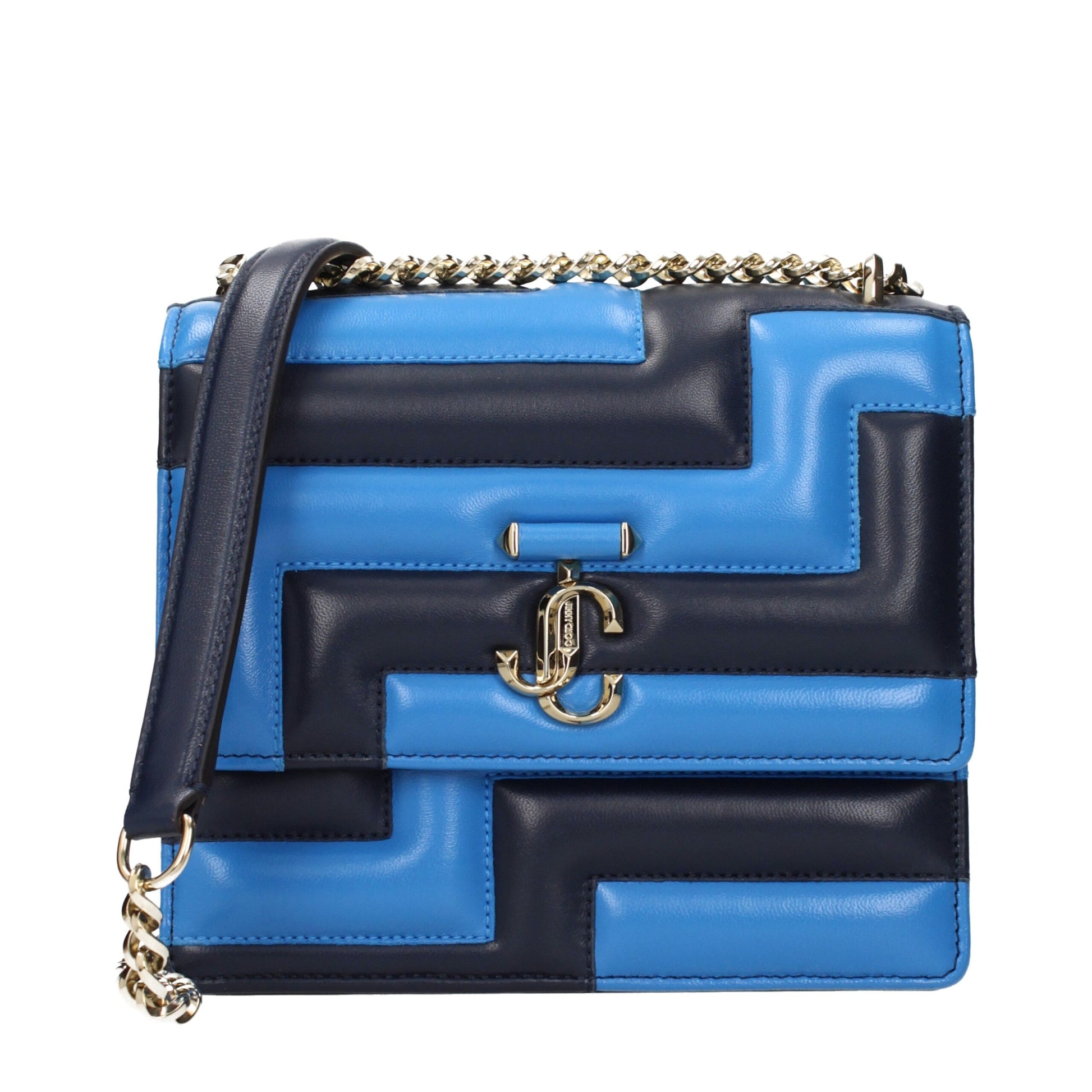Jimmy Choo schoudertas van blauw leer Jimmy Choo