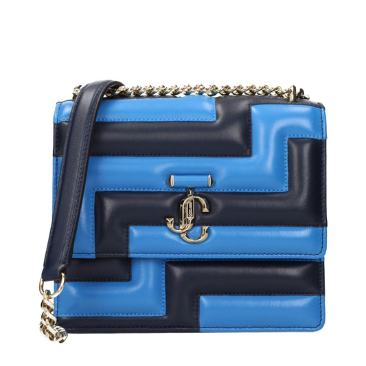 Jimmy Choo schoudertas van blauw leer Jimmy Choo
