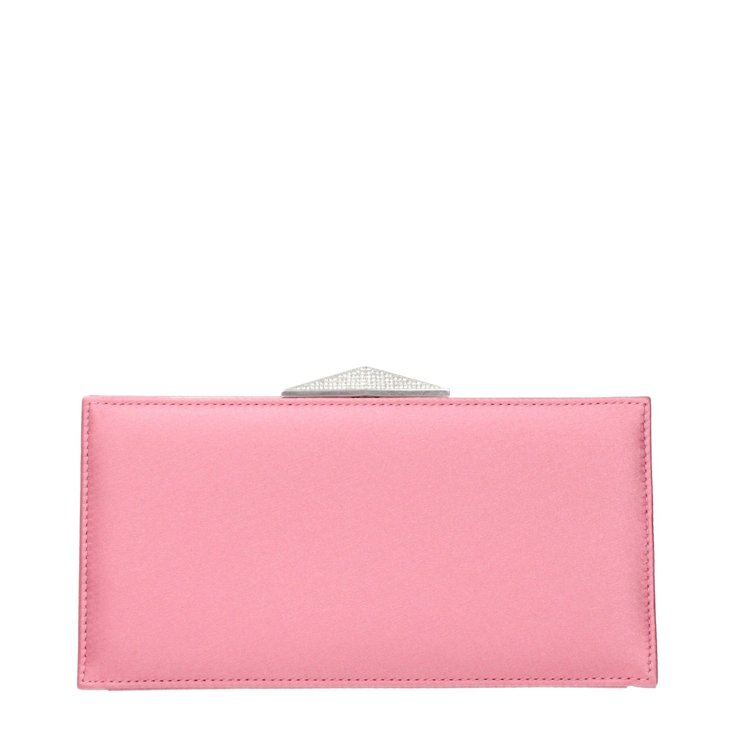 Jimmy Choo clutch van roze satijn Jimmy Choo