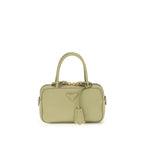 Prada handtas van kalfsleer in beige Prada