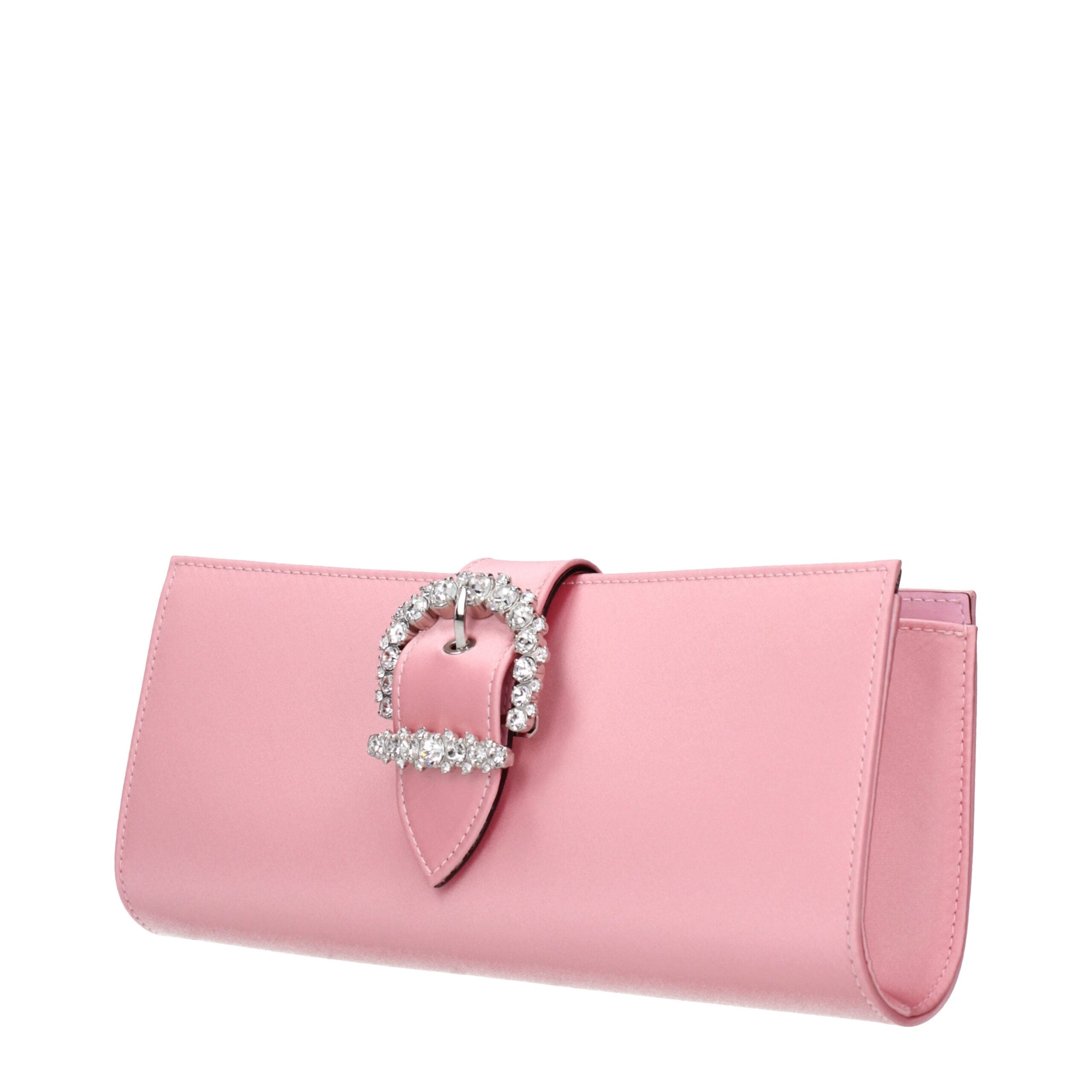 Jimmy Choo clutch in roze satijn