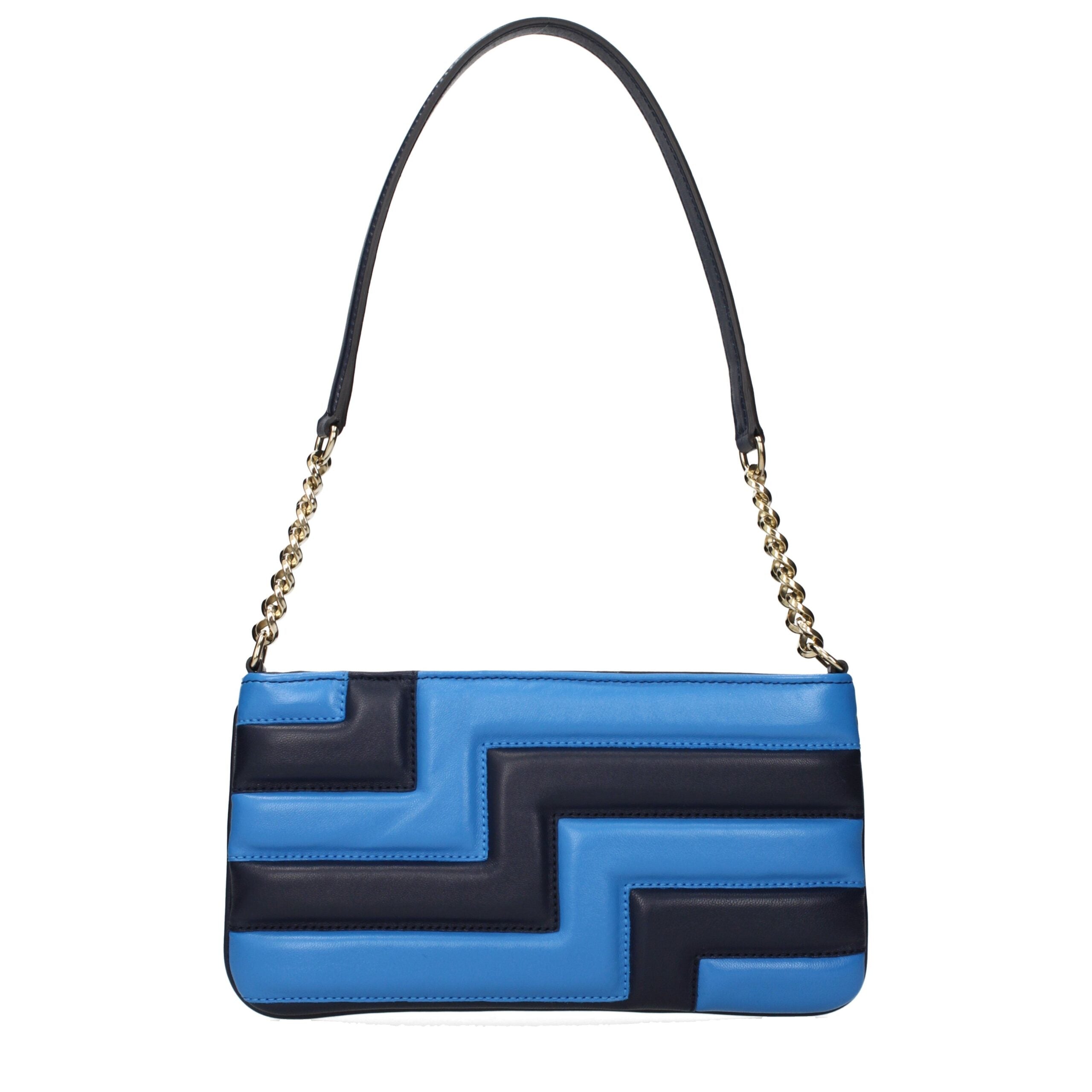 Jimmy Choo schoudertas in blauw leer Jimmy Choo