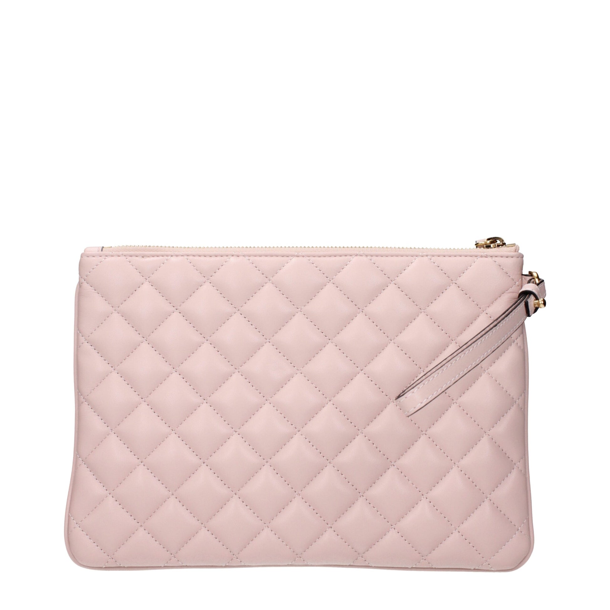 Versace clutch in roze leer Versace