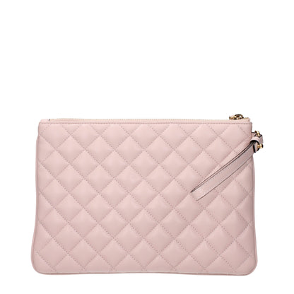 Versace clutch in roze leer Versace