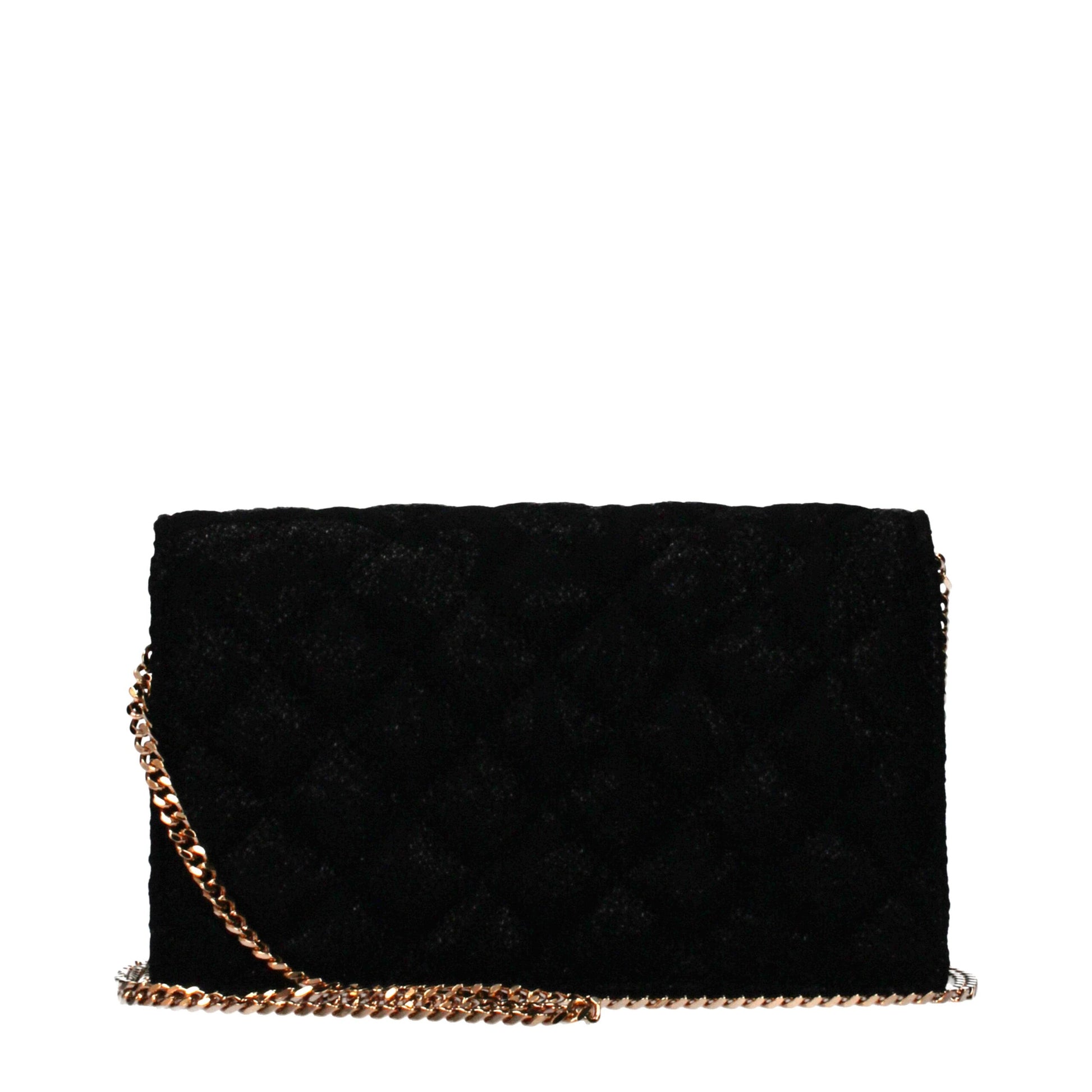 Versace clutch in zwarte stof Versace