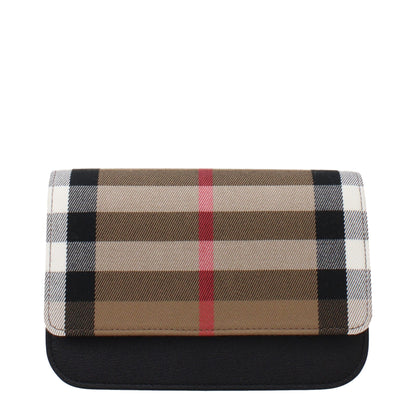 Burberry clutch in beige stof Burberry