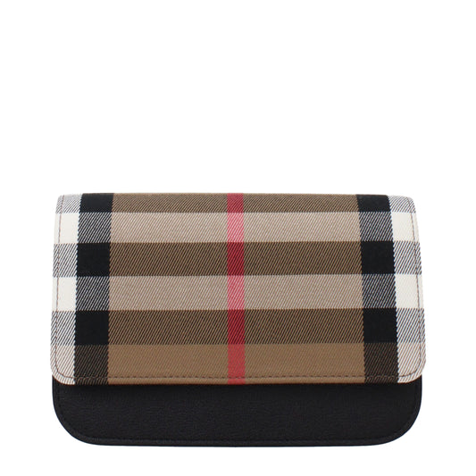 Burberry clutch in beige stof Burberry