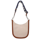 Valentino Garavani crossbodytas in beige stof Valentino Garavani