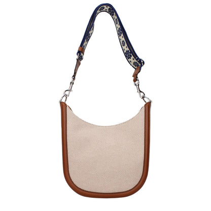 Valentino Garavani crossbodytas in beige stof Valentino Garavani