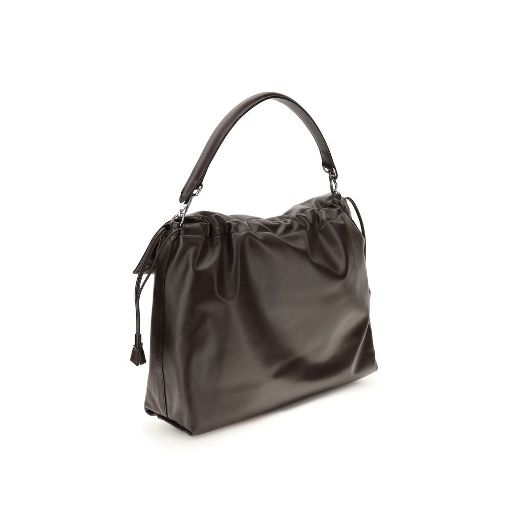 Fendi Mamma Baguette schoudertas in bruin nappaleer Fendi