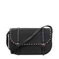 Valentino Garavani crossbodytas in zwart leer
