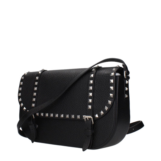 Valentino Garavani crossbodytas in zwart leer Valentino Garavani